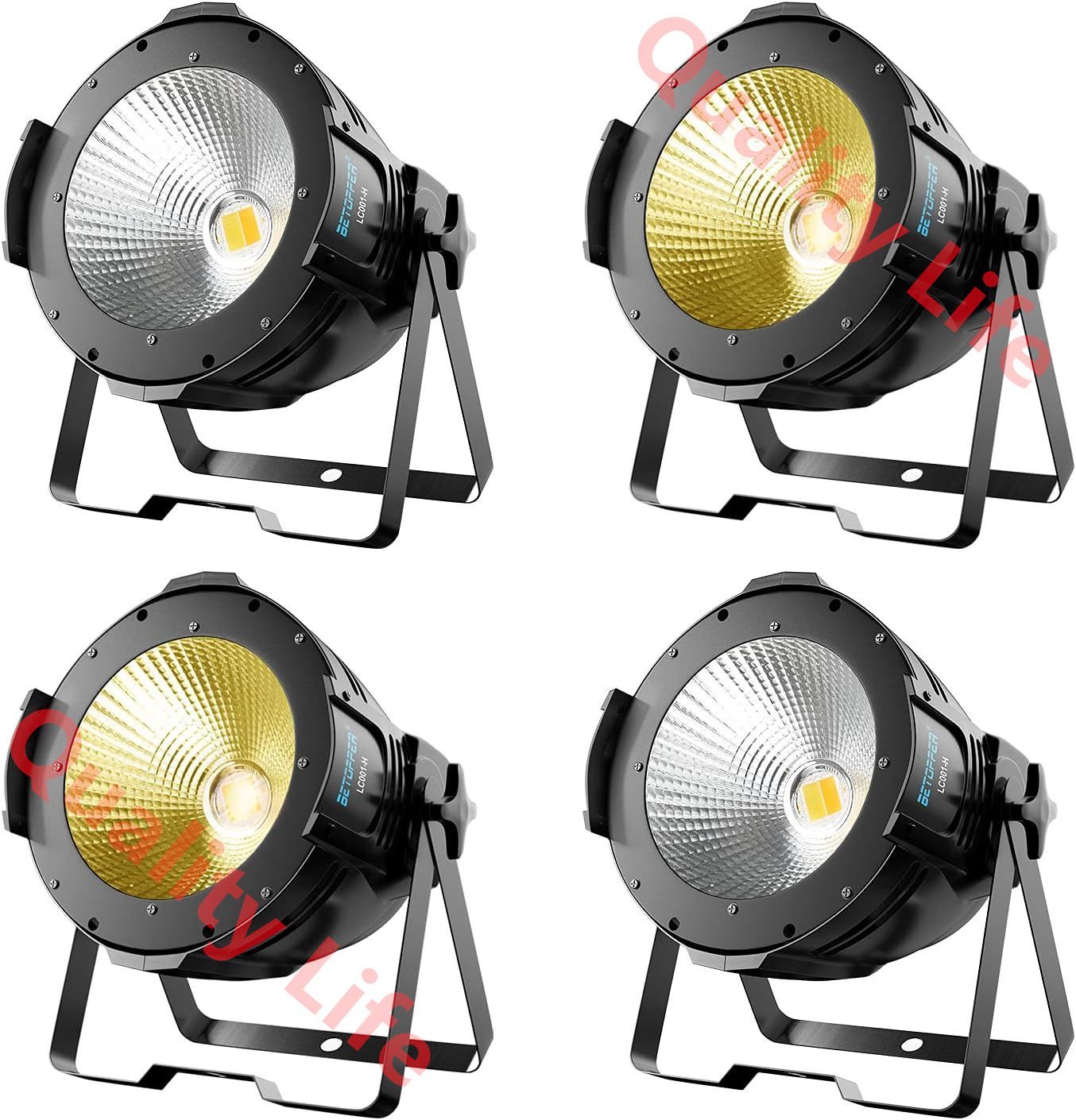 LED 舞台照明 撮影録画スポットライトステージライトDJ ストロボ効果DMX-512 2|4CH Party Light 音声起動 照明ライト省エネ|演出|舞台|ディスコ|パーティー|結婚式|クラブ|バー DMX制御 イルミネーション