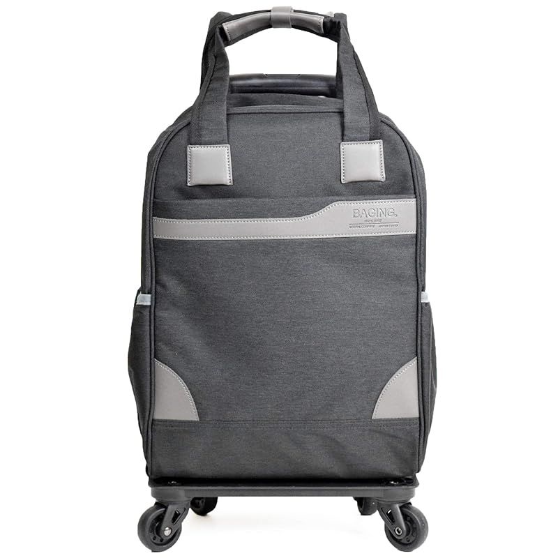 神戸リベラル BAGING ショッピングキャリー トラベルバッグ 男女兼用 機内持ち込み 4輪 3段階調整 完成品 906 ブラック