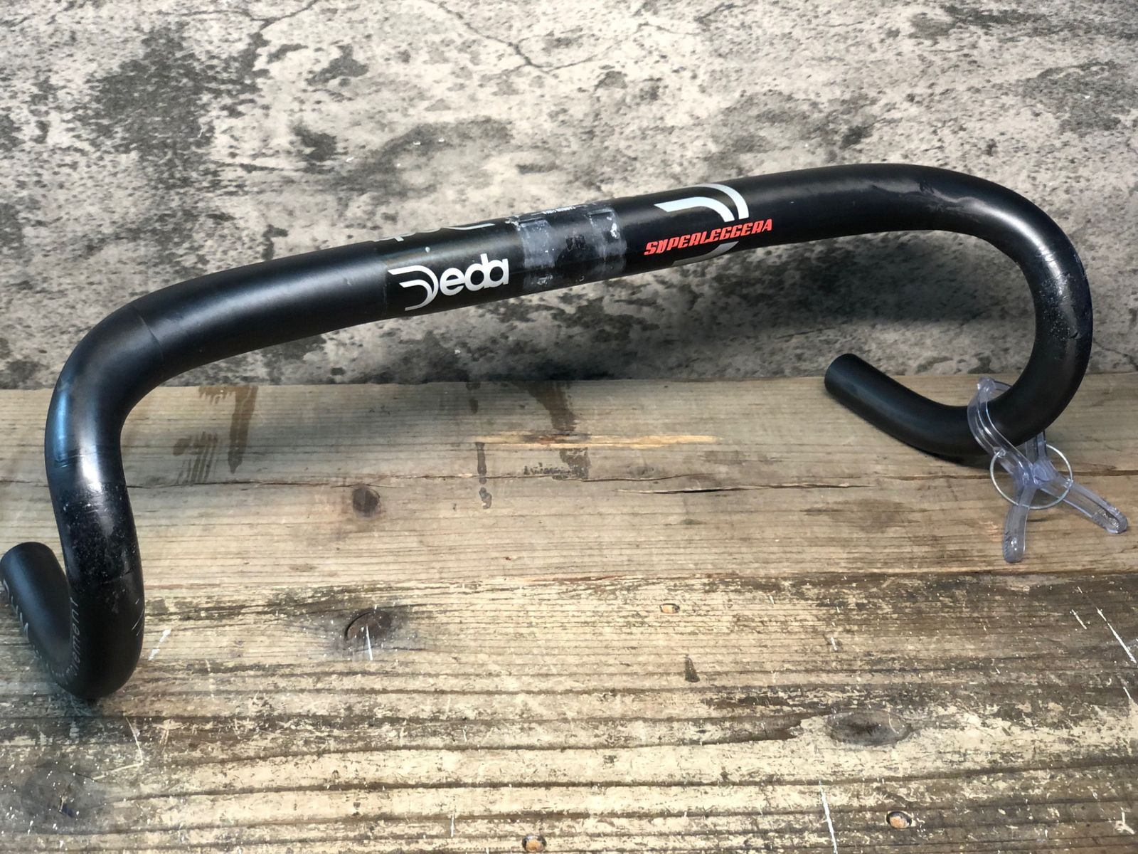 JA413 デダ Deda スーパーレジェーラ SUPER LEGGERA カーボン ドロップハンドル エンド外-外440mm Φ31.75 固定部凹み強のためジャンク