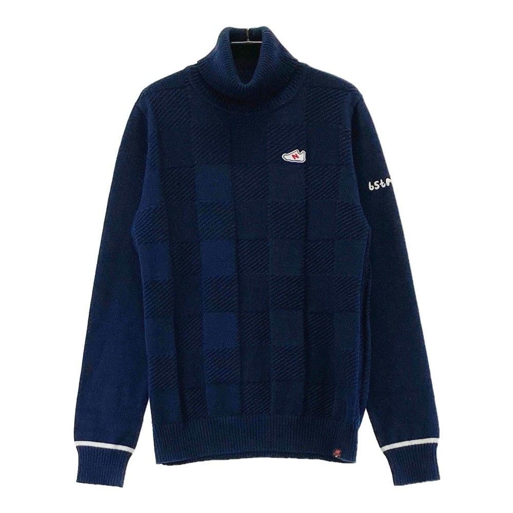 new balance ネイビー タートルネックセーター サイズ：1 NEW BALANCE ニューバランス タートルネック ニットセーター