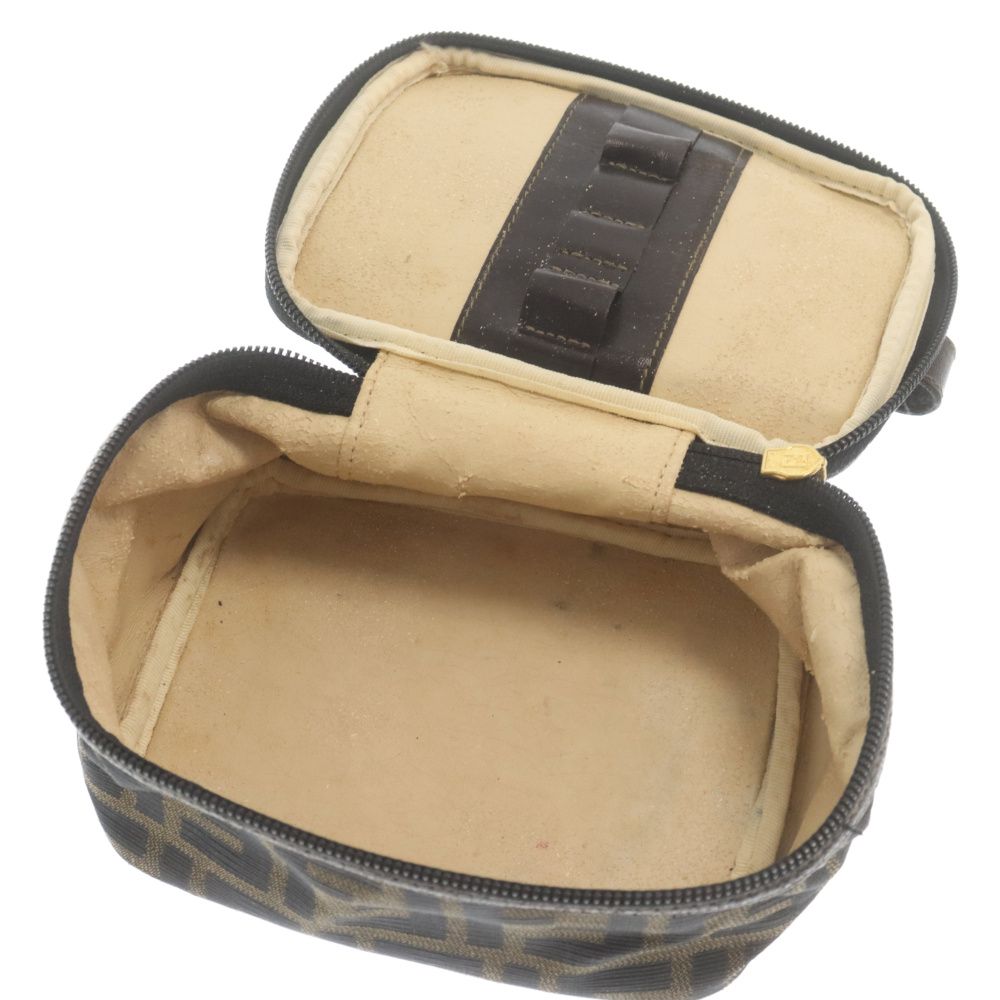 フェンディ ポーチ バニティバッグ ズッカ ブラウン FENDI - FENDI