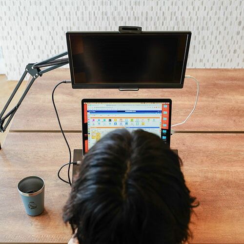 サンコー 超安定モバイルディスプレイ&タブレットスプリングアーム 