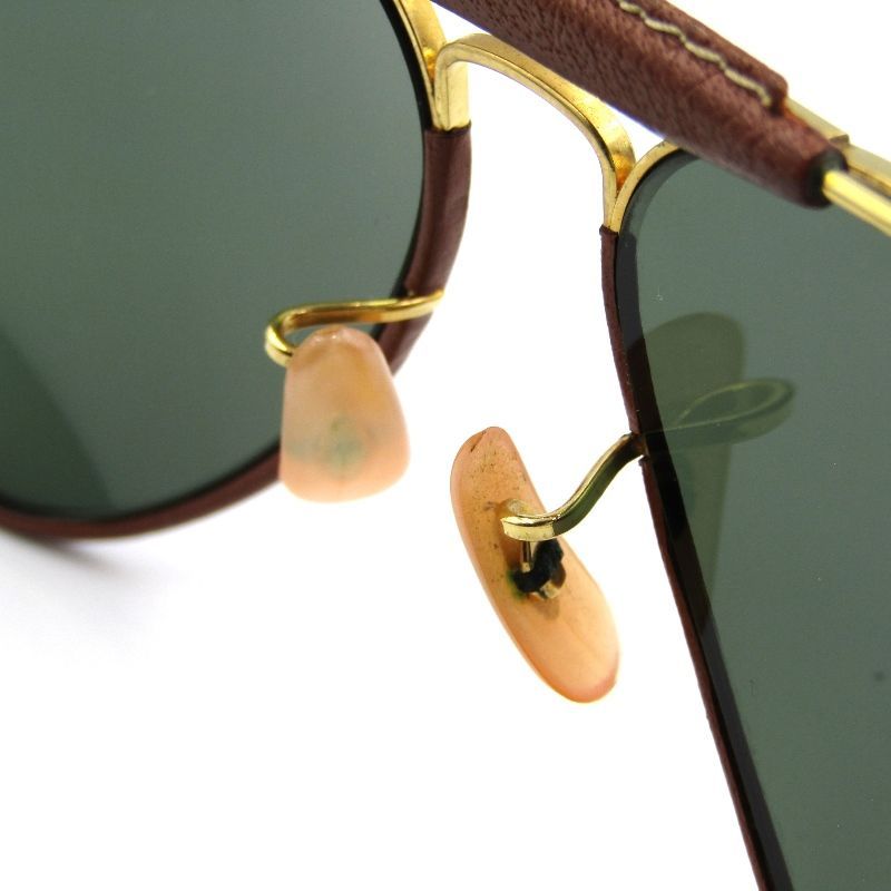 Ray-Ban レイバン サングラス B&L OUTDOORSMAN LEATHER ボシュロム アウトドアーズマン レザー USA製 ゴールド/ ブラウン 65006705 - メルカリ