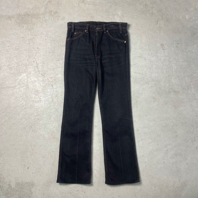 90年代 USA製 Levi's リーバイス 517-2059 先染め ブラックデニム