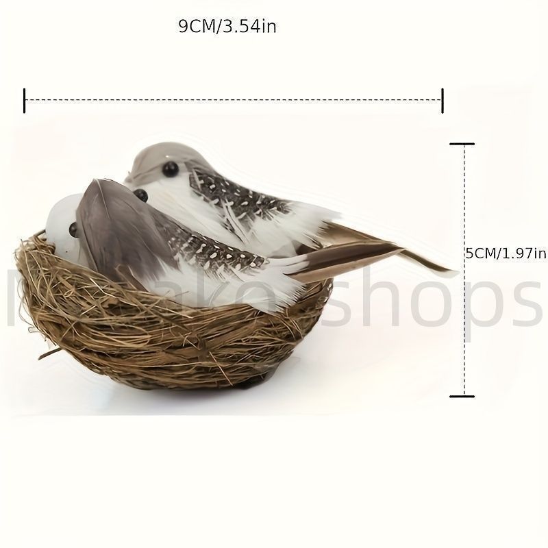 天然野生＊野鳥＊とっても可愛い枝付き【鳥の巣】巣＊小鳥の巣＊ネイティブオブジェ 楽天市場】鳥の巣 オブジェ（エクステリア・ガーデン
