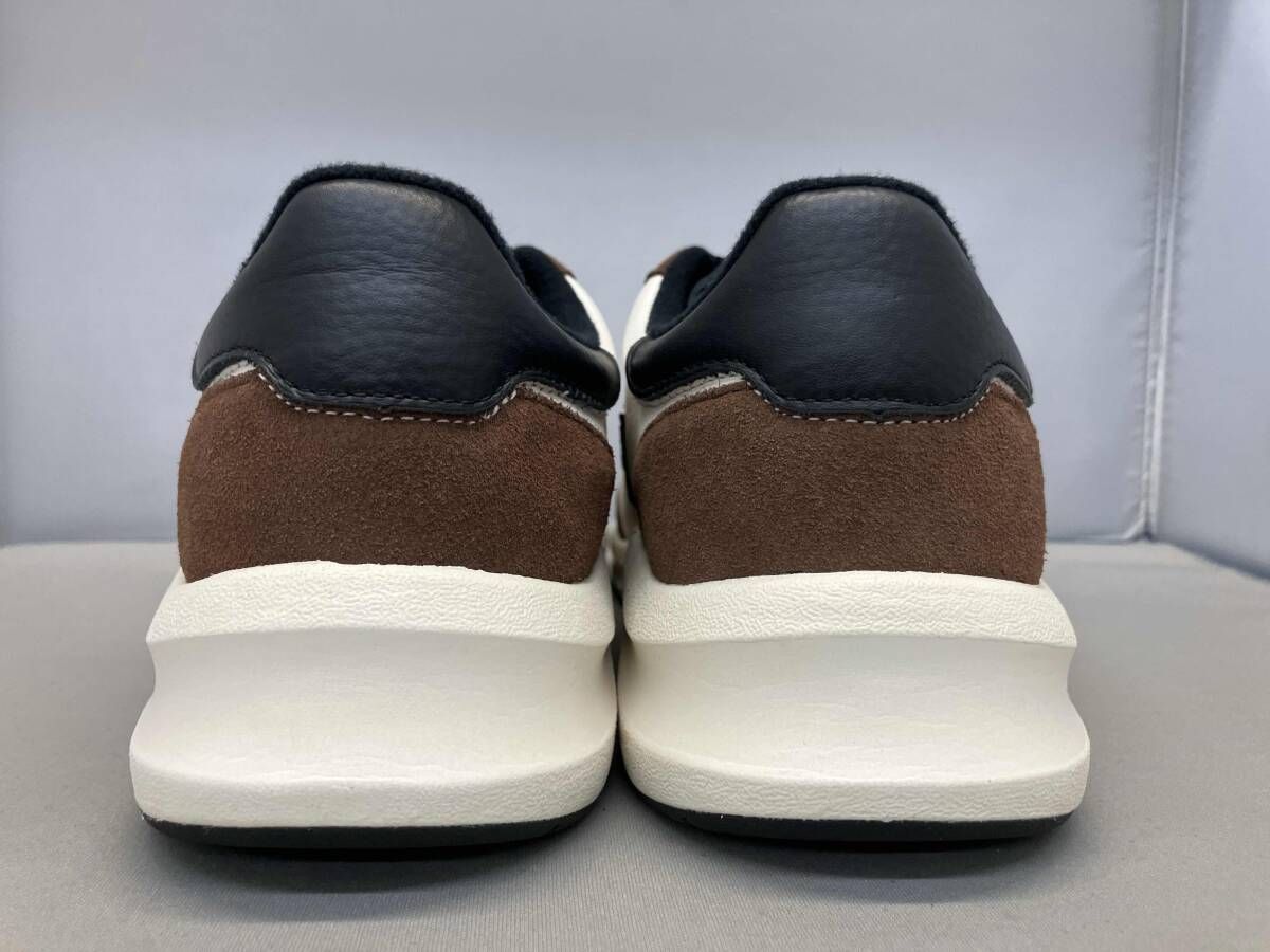 SANGACIO にゅ BLOW 『WHITE×BROWN』 スニーカー サイズ：27.5cm 