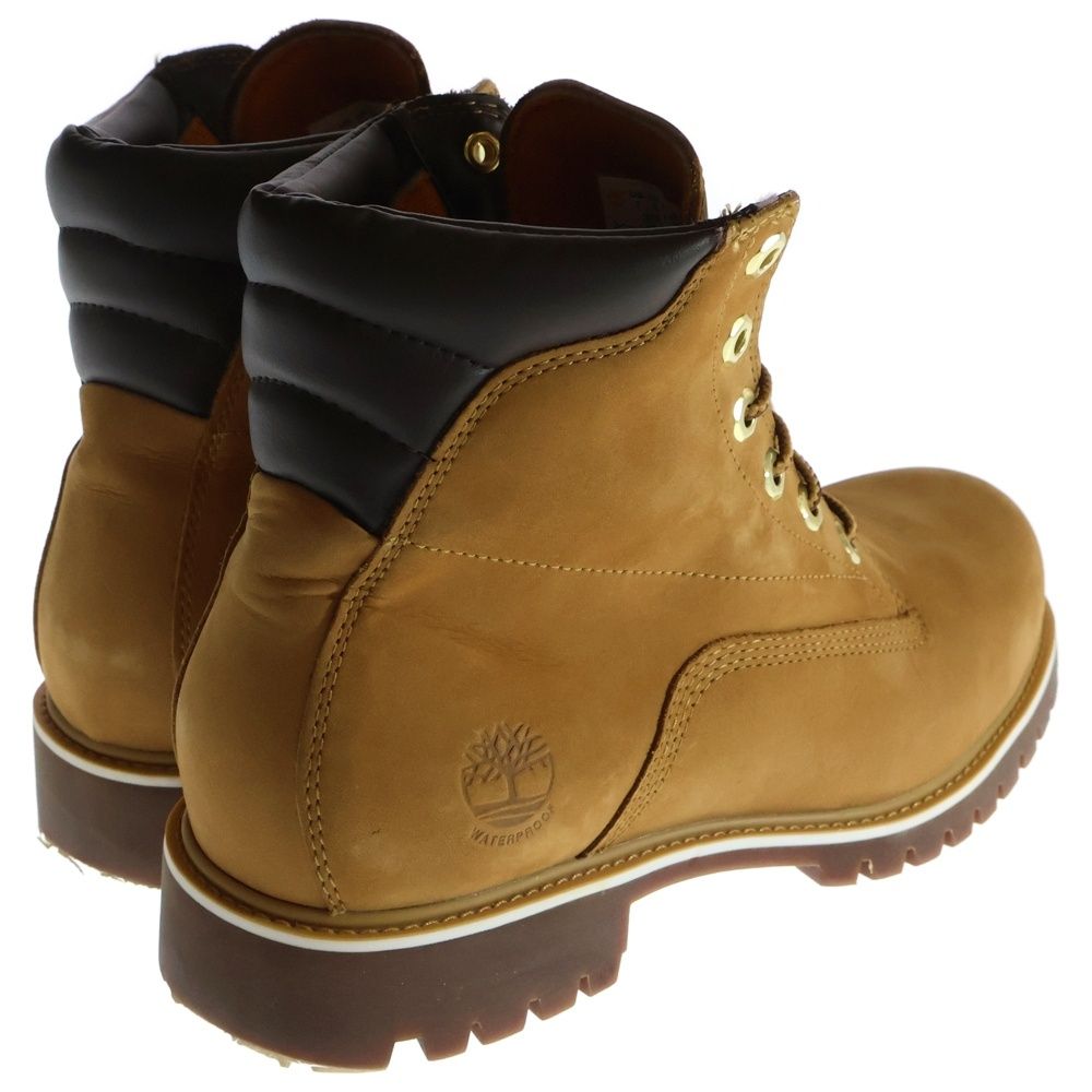 レースアップブーツ ブラウン