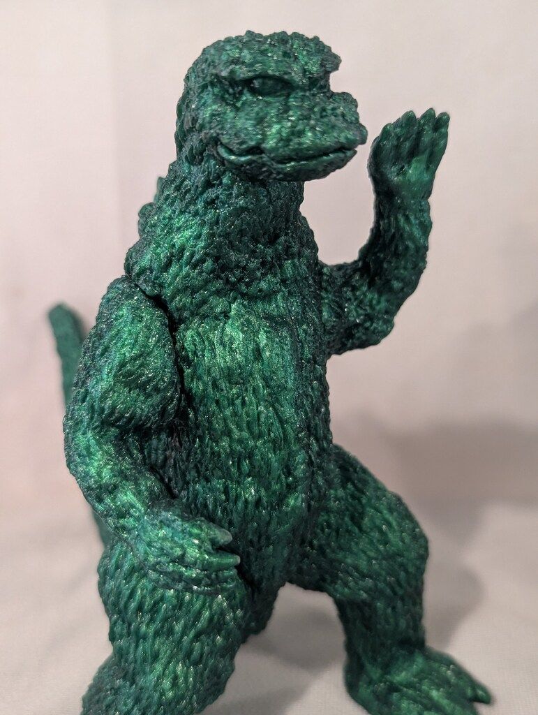 ソフビ　てんつく工芸　ゴジラ(1974) ソフビキット/サファイアブルー 2月15日(土)より販売開始】【てんつく工芸】ゴジラ(1974)ソフビ