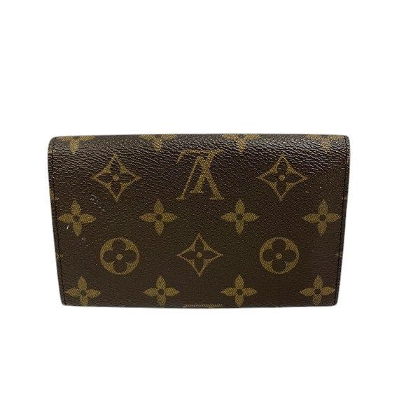 ルイヴィトン Louis Vuitton モノグラム ポルトモネビエ トレゾール M 61730 2つ折り財布 ユニセックス