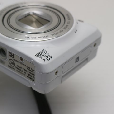 美品 COOLPIX S6900 ナチュラルホワイト 即日発送 デジカメ