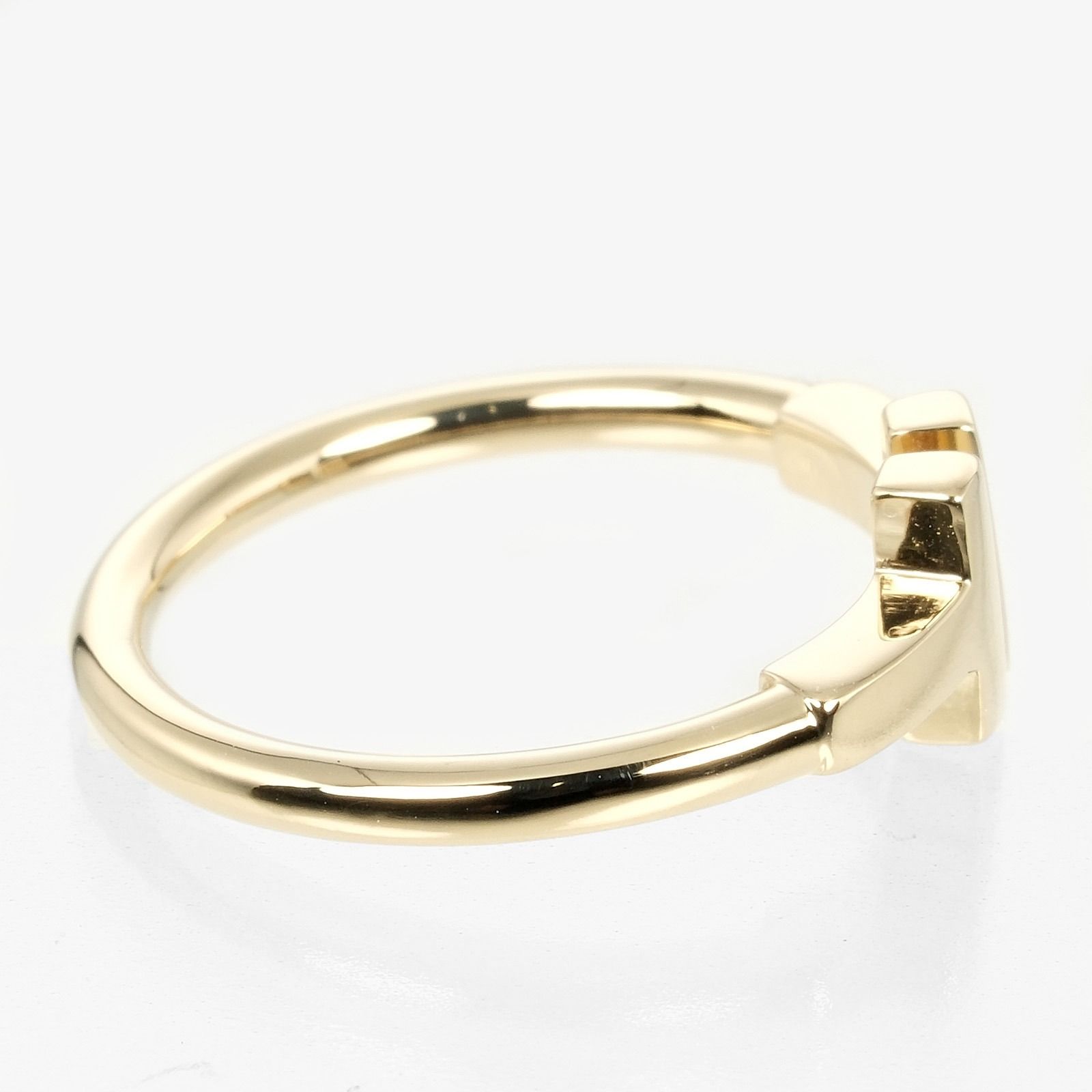 TIFFANY&Co.】ティファニー Tワイヤー K18イエローゴールド 7号 