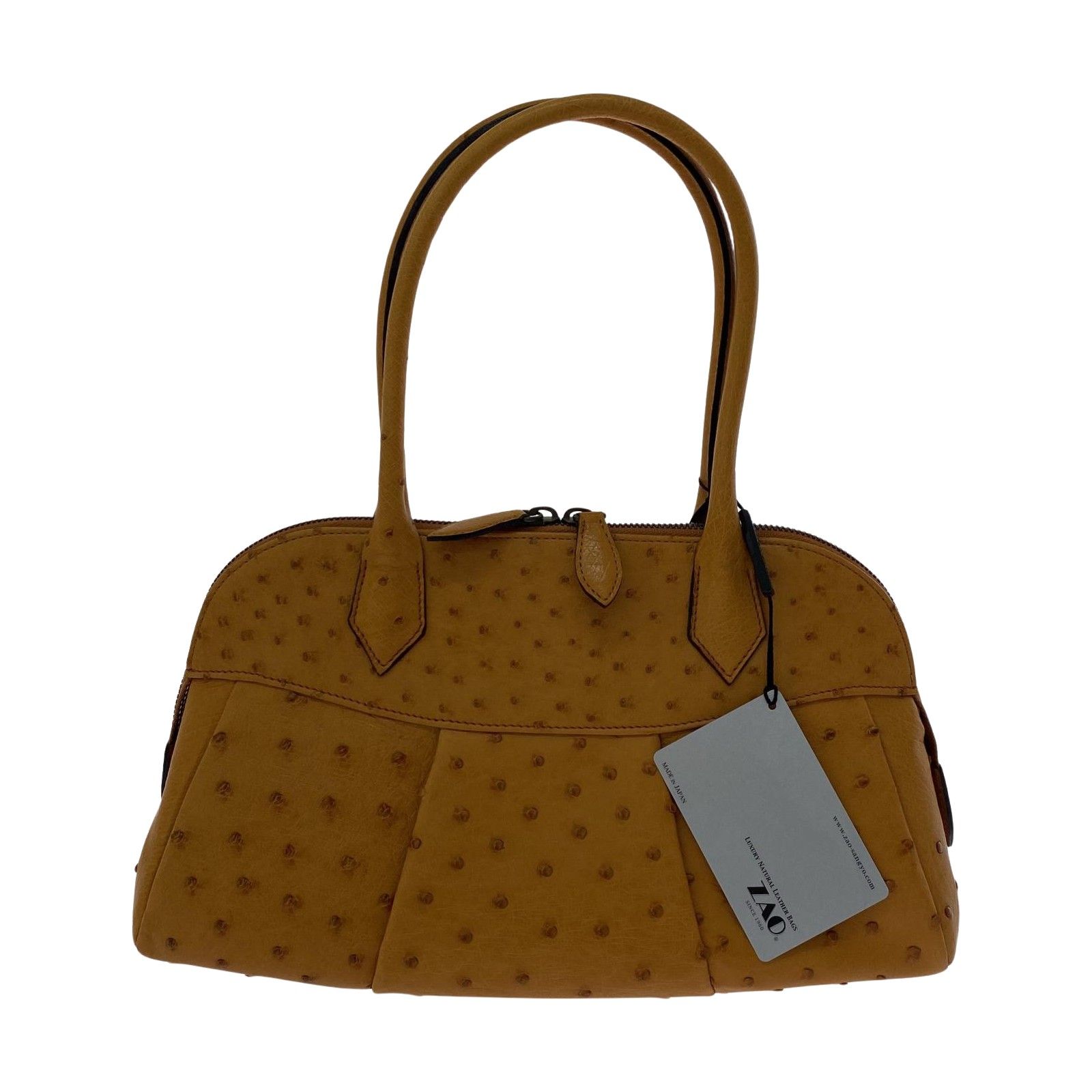 ZAO/ザオー/オーストリッチハンドバッグ ZAO ザオー オーストリッチ ハンドバッグ