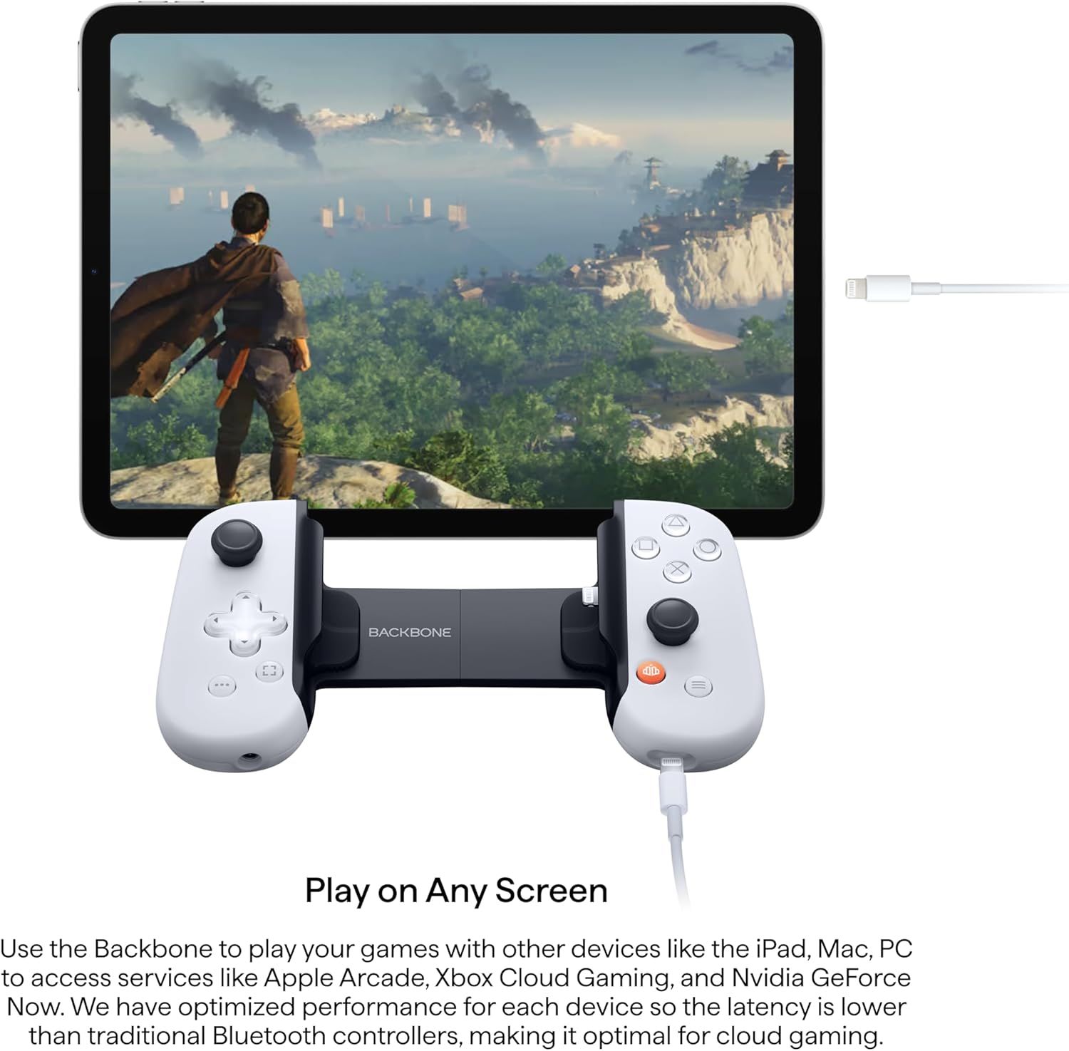 BACKBONE One バックボーン ワンプレステデザインLightning Backbone One - PlayStation®版 iPhone用ゲームコントローラー