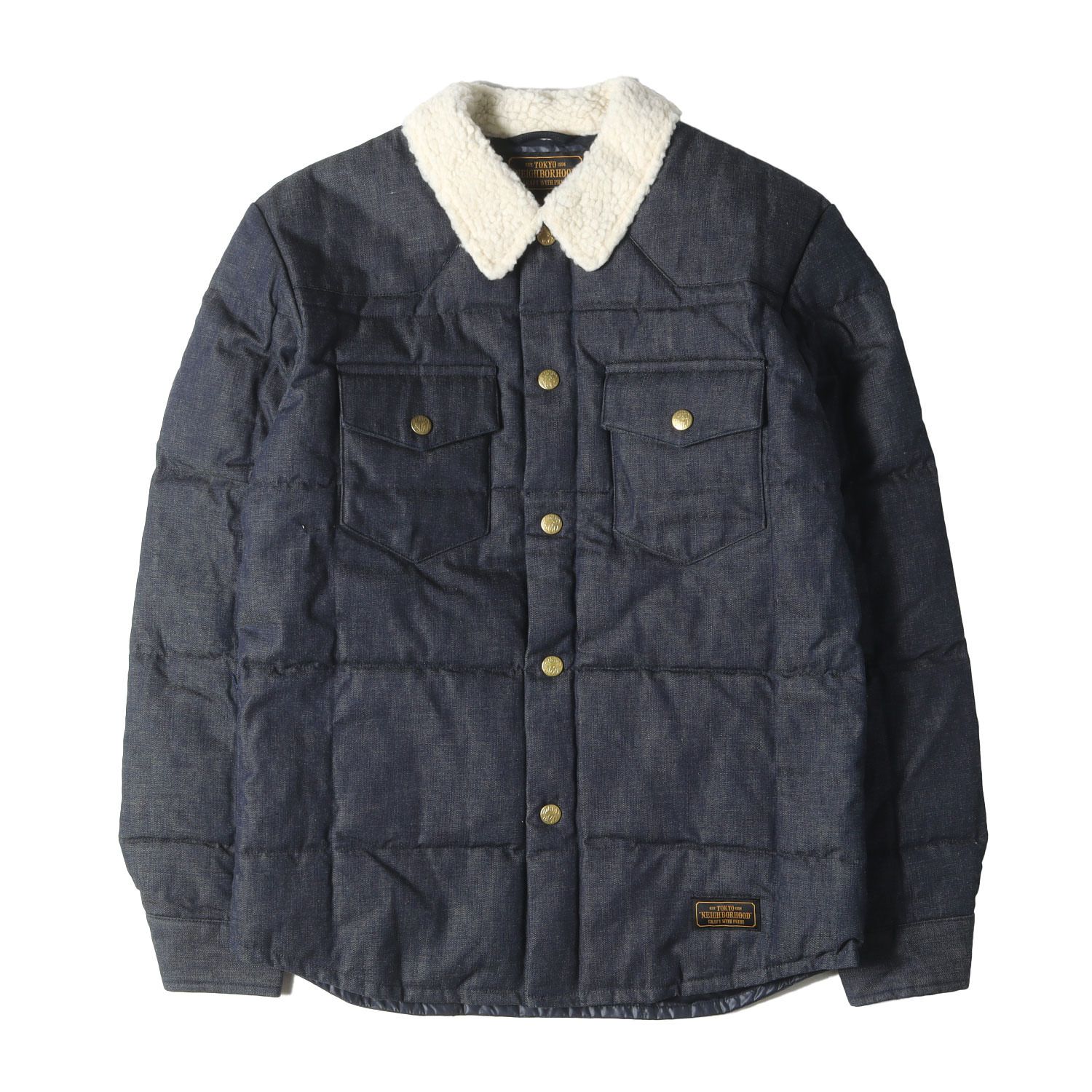 NEIGHBORHOOD ブラック ボア デニムジャケット サイズS 美品