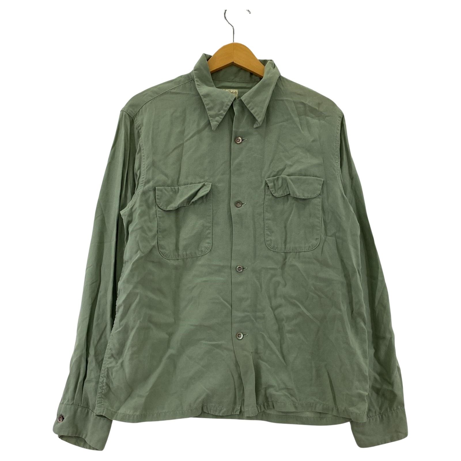 BUTCHER PRODUCTS ブッチャープロダクツ オープンカラー長袖シャツ