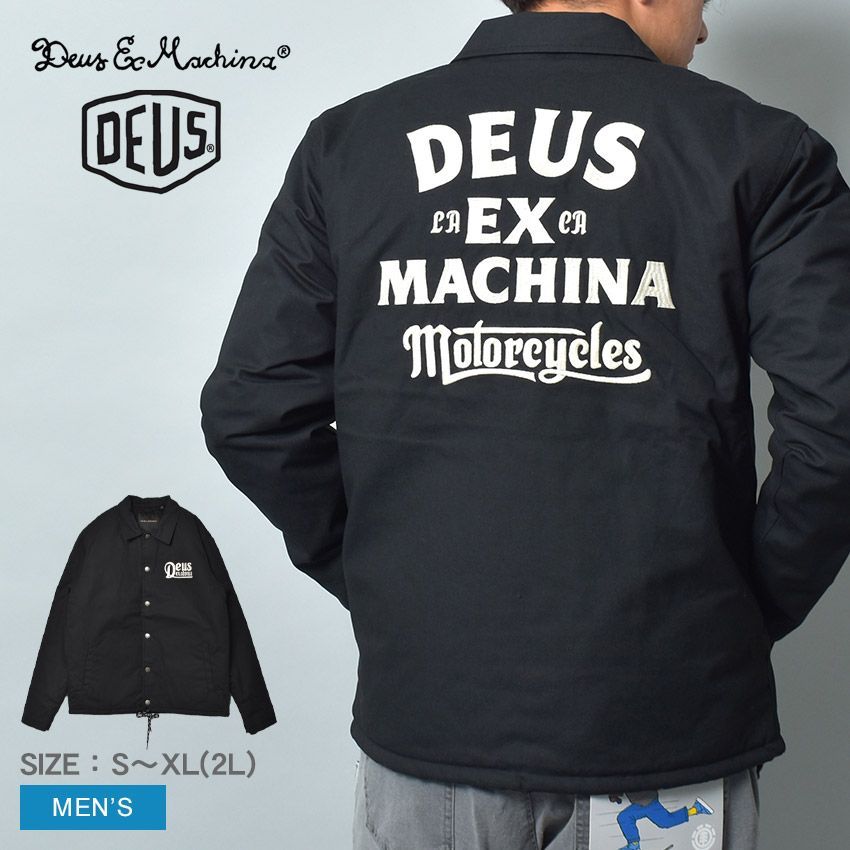 デウス エクス マキナ コーチジャケット DMF236996 メンズ ブリーズ コーチジャケット DEUS EX MACHINA カラー:ブラック  品番：25850775 - メルカリ