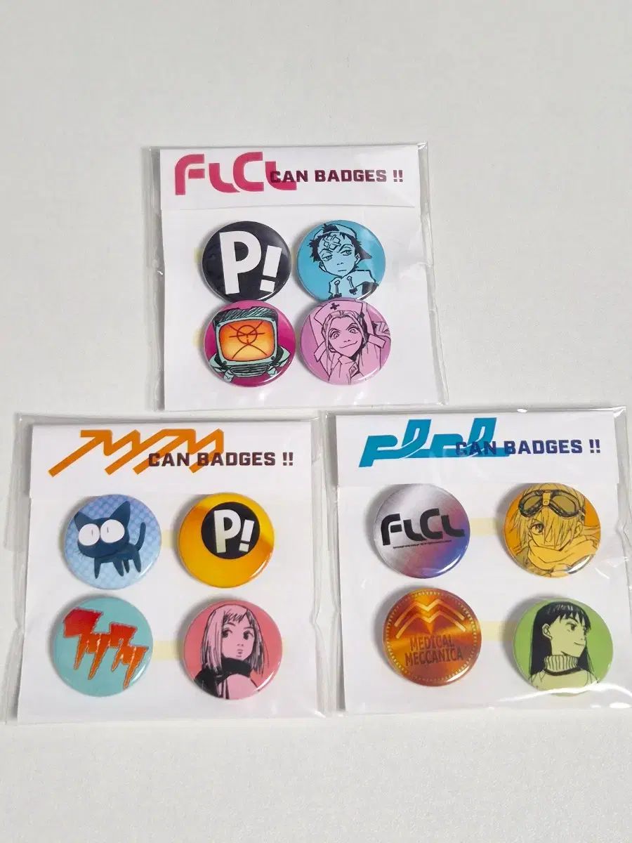 flcl フリクレー 缶バッジ バッジ 古典 グッズ おもちゃ フィギュア
