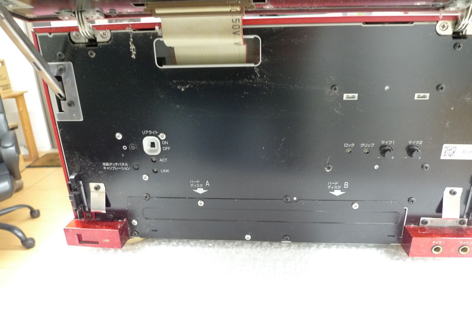 ライブDAM赤xg500r ハードディスク無し LIVE DAM XG5000R 正常動作品 カラオケ 本体 HDDなし LIVE DAM XG5000R