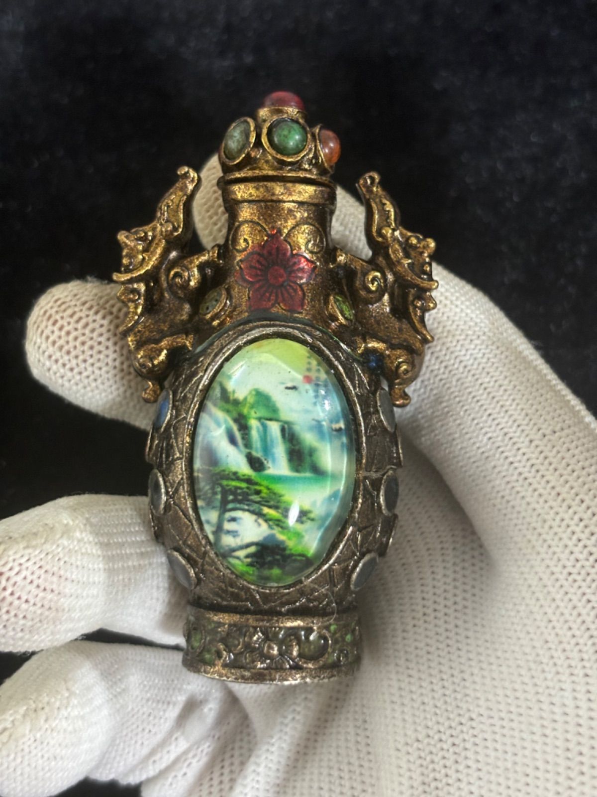 中国 チベット 鼻煙壺 - メルカリ