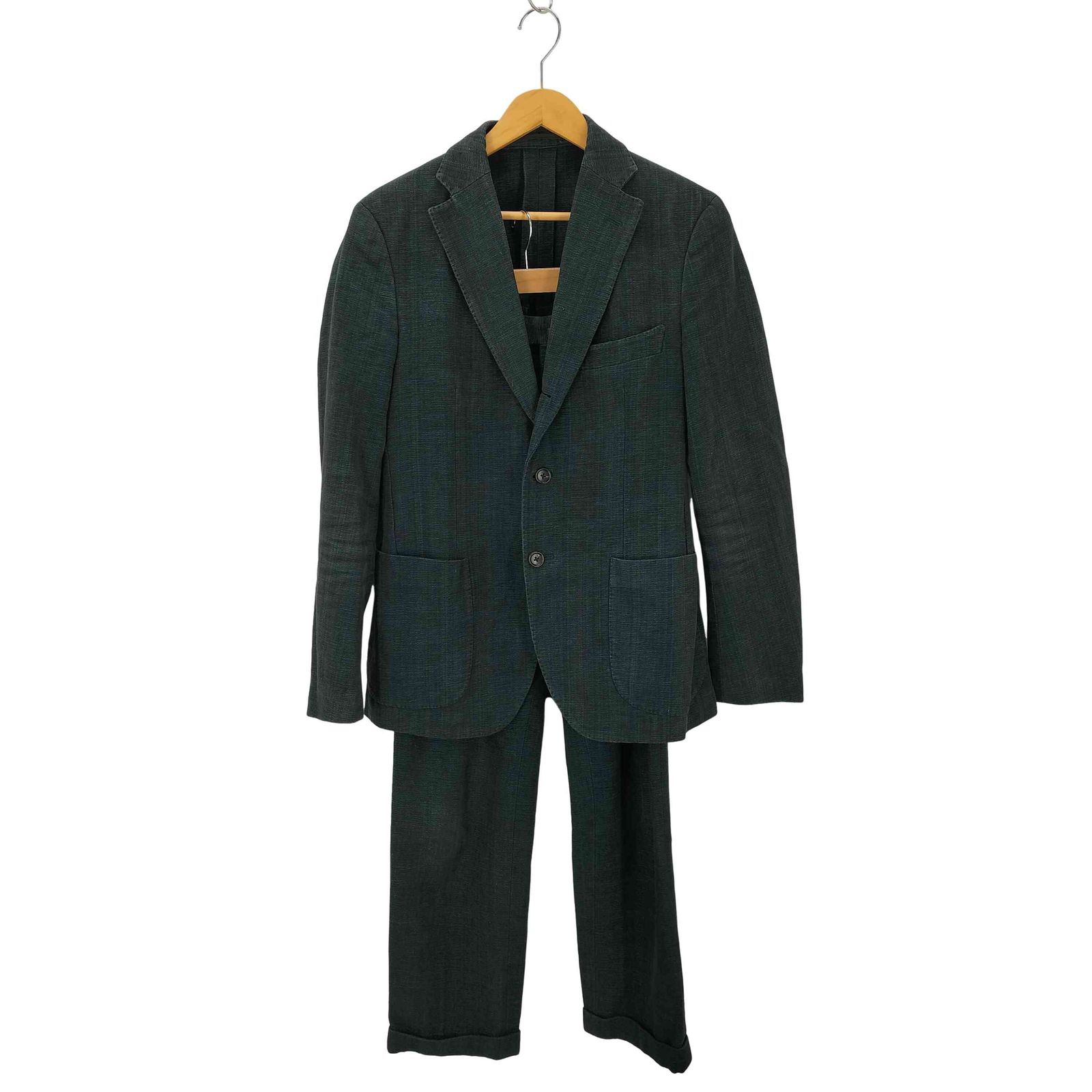 ユナイテッドアローズ UNITED ARROWS コットンツイード 3B ジャケット スーツセットアップ メンズ  46