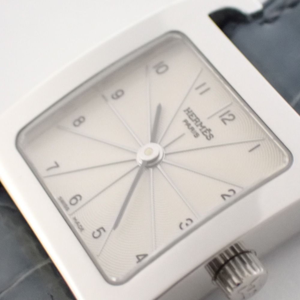 Th987022 エルメス 腕時計 Hウォッチ HH1.210 ホワイト文字盤 SS  