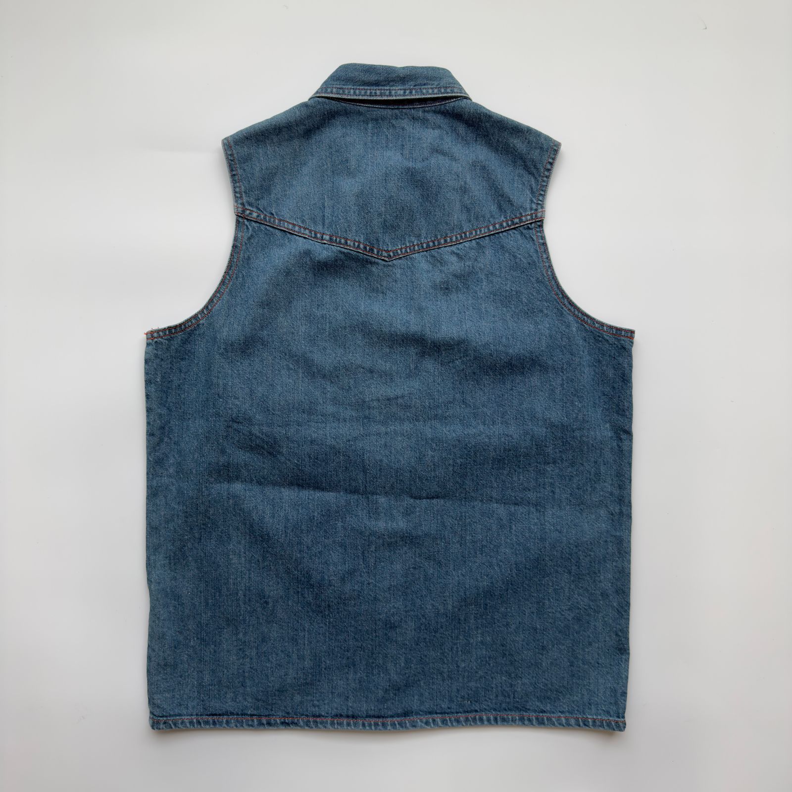 NEEDLES ニードルズ ノースリーブ デニム ウエスタンシャツ サイズ1 古着