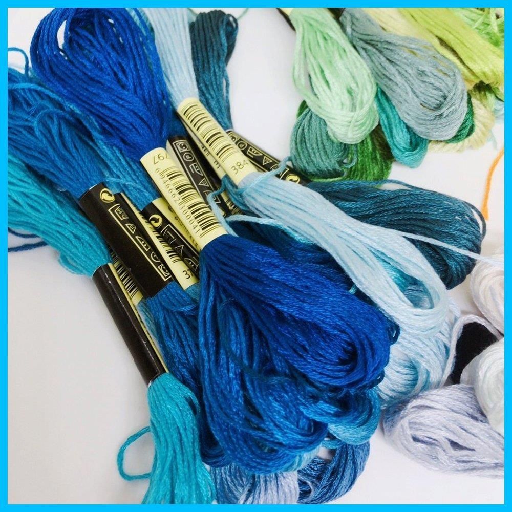 ミサンガ用糸 手芸 いと ししゅういと カラフル ハンドメイド ミサンガ クロスステッチ 色とりどり セット 刺しゅう糸 50束 50 刺繍糸 Vooye