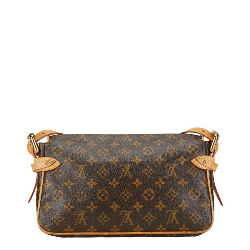 ルイ ヴィトン モノグラム ハドソンPM ショルダーバッグ ハンドバッグ 2WAY M40027 ブラウン PVC レザー レディース LOUIS VUITTON【1-0158155】