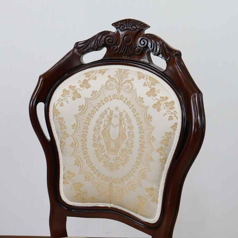 ダイニングテーブル3点 80cm 象嵌 イタリア ベージュ アルパ 【公式通販】