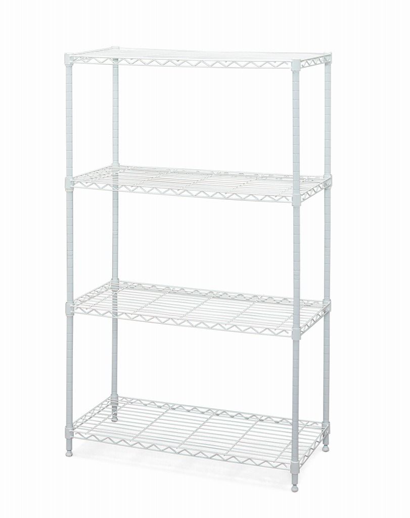 アイリスオーヤマ カラーラック メタルラック 4段 幅75&times;奥行35&times;高さ143cm ポール径19mm スチールラック サビに強い 本体 CMM-75144 IRIS OHYAMA