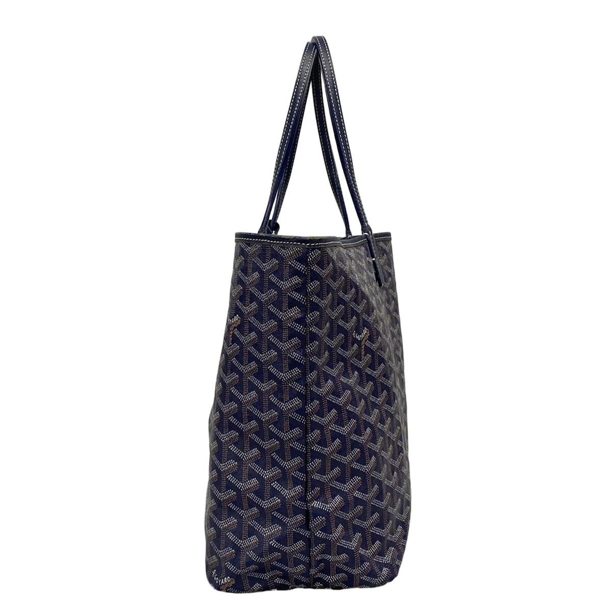 GOYARD(ゴヤール) トートバッグ サンルイPM ネイビー レザー GOYARD(ゴヤール) トートバッグ サンルイPM ネイビー レザー