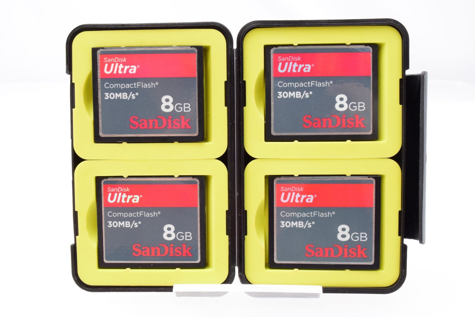 r-436☆ほぼ新☆サンディスク 8GB Ultra コンパクトフラッシュカード4個