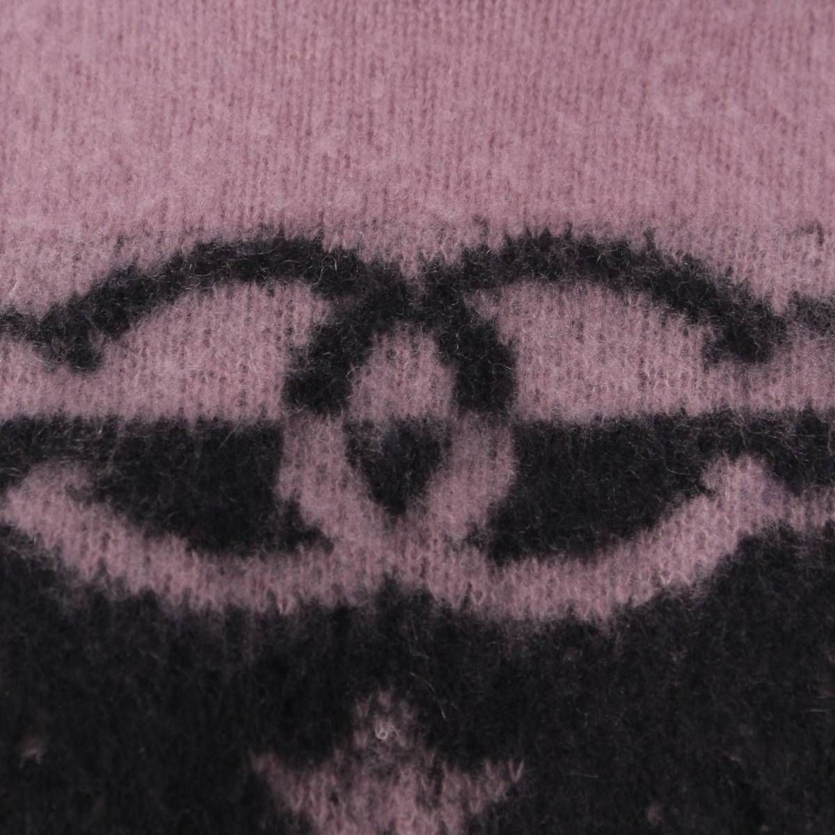 シャネル カシミヤ シルク ココマーク スター タートルネック ニット  