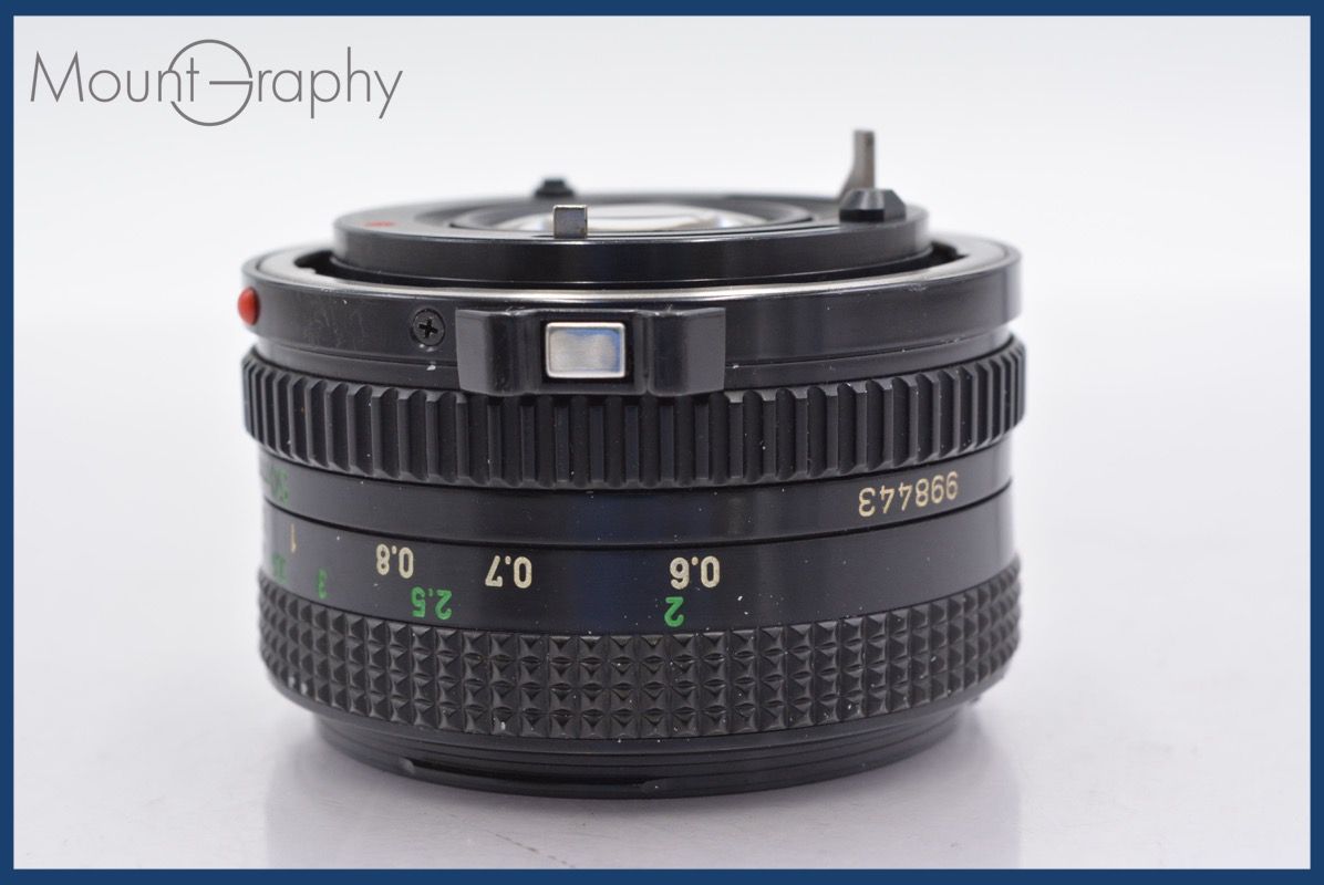 ☆良品☆ キヤノン Canon NEW FD 50mm F1.8 前後キャップ&レンズ
