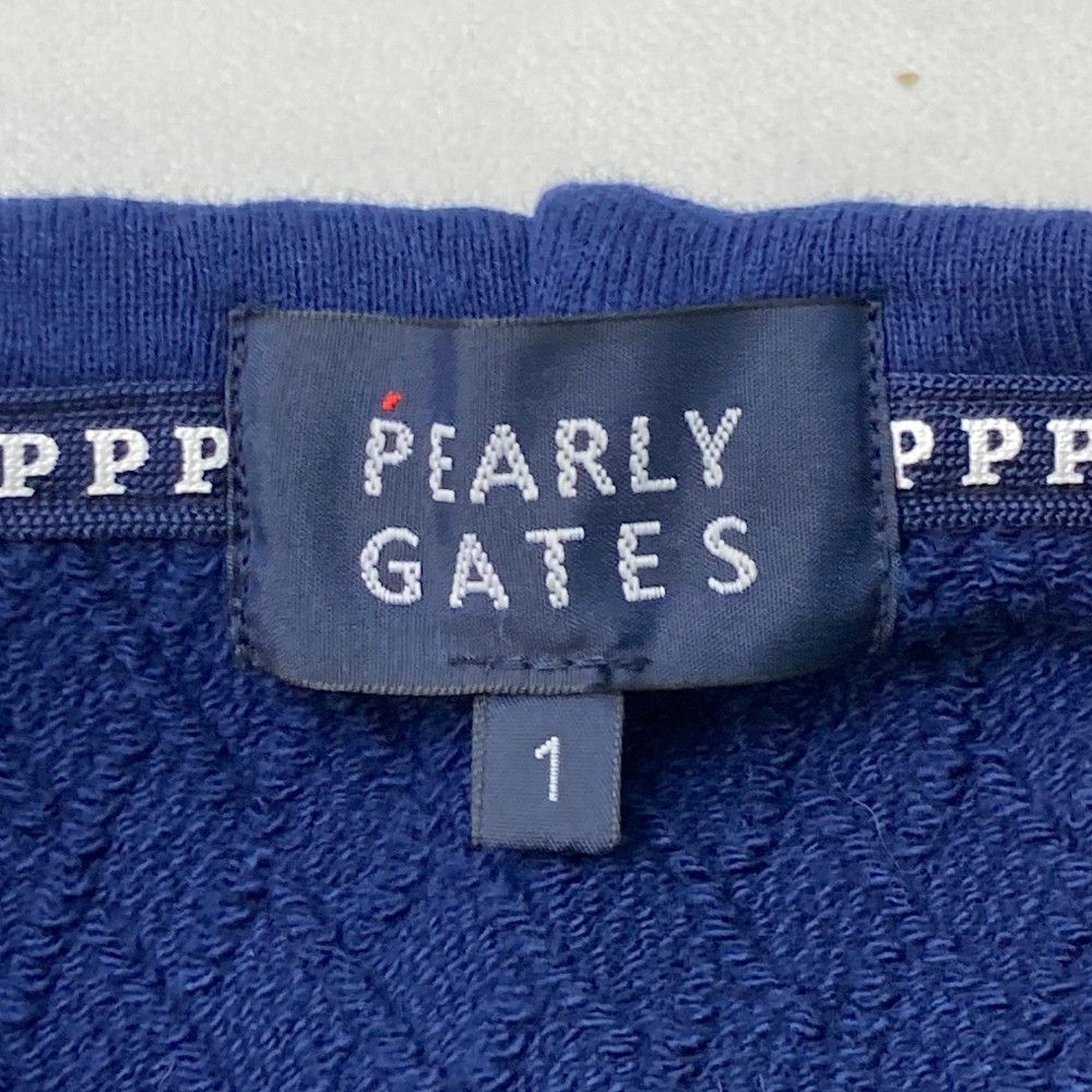 サイズ：1 PEARLY GATES パーリーゲイツ スウェット 長袖パーカー 総柄