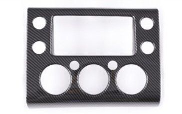 トヨタFJクルーザーGSJ15W 10-18 コントロールパネルカバー 取り付け簡単 効果抜群 内装 改造 トリム カスタム パーツ ブラッ FFCRYSTALESIA_COM