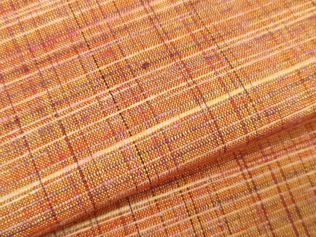 平和屋着物▽紬 反物 着尺 流水花文 逸品 未使用 DAAU7218zzz