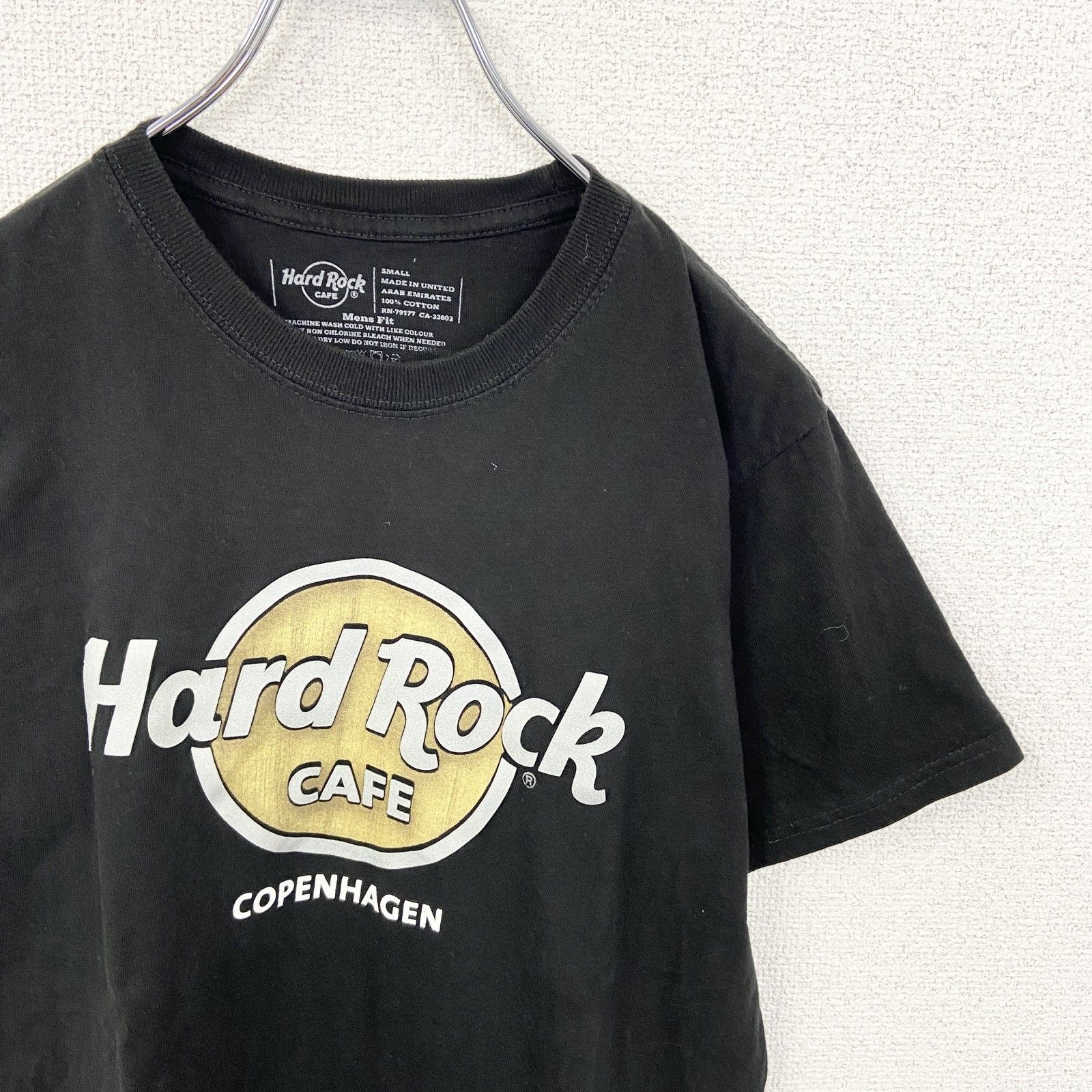 レア　ハードロックカフェ名古屋　Tシャツ　Sサイズ　ブラック　黒 ROCK HARD - ハードロックカフェ Hard Rook CAFE Tシャツ 黒
