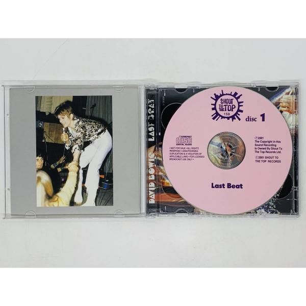 2CD DAVID BOWIE LAST BEAT / 1973Live プレス盤 デビッド・ボウイ / アルバム 激レア X25