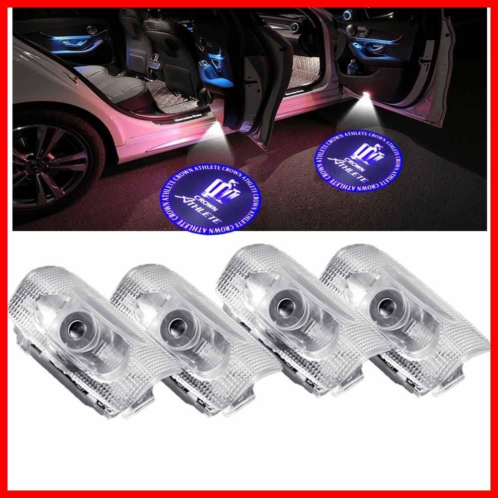 ク ー ポ ン 有彡220系クラウン 車用ドアランプ ドアカーテシランプ 工具付 カーテシライト ドアウェルカムライト LEDロゴ投影 Ltsplay 18系200系210系クラウン アスリート カーテシ 角度調整機能