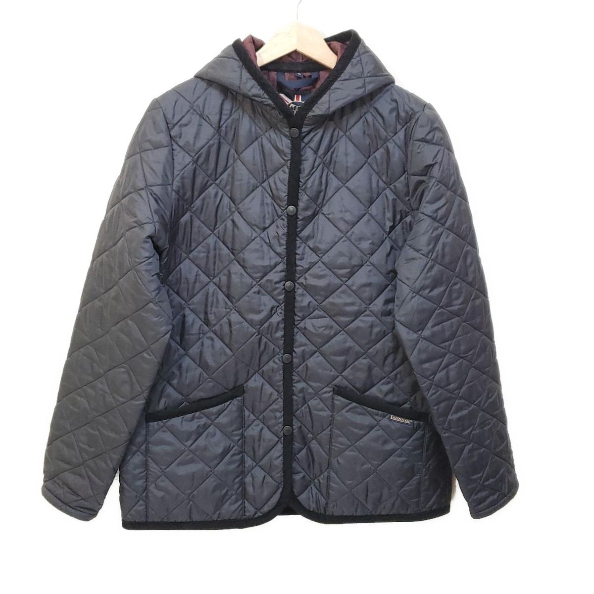 LAVENHAM ラベンハム ブルゾン サイズ40 M レディース - 黒 長袖|キルティング|中綿|春|秋