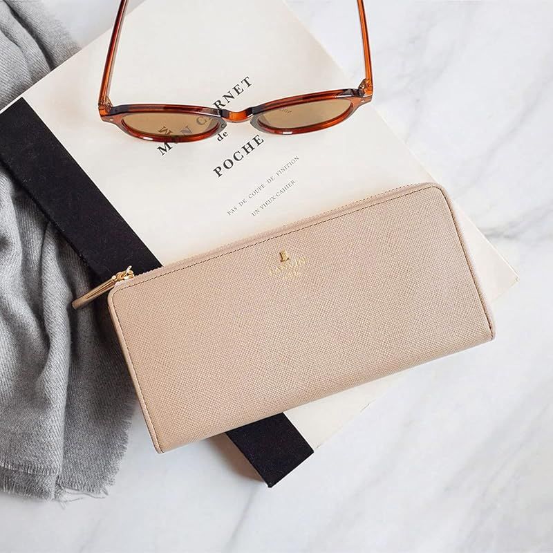 【新品】 [ランバン オン ブルー] 長財布 リュクサンブール レディース 480112 【78】ディープグリーン 1