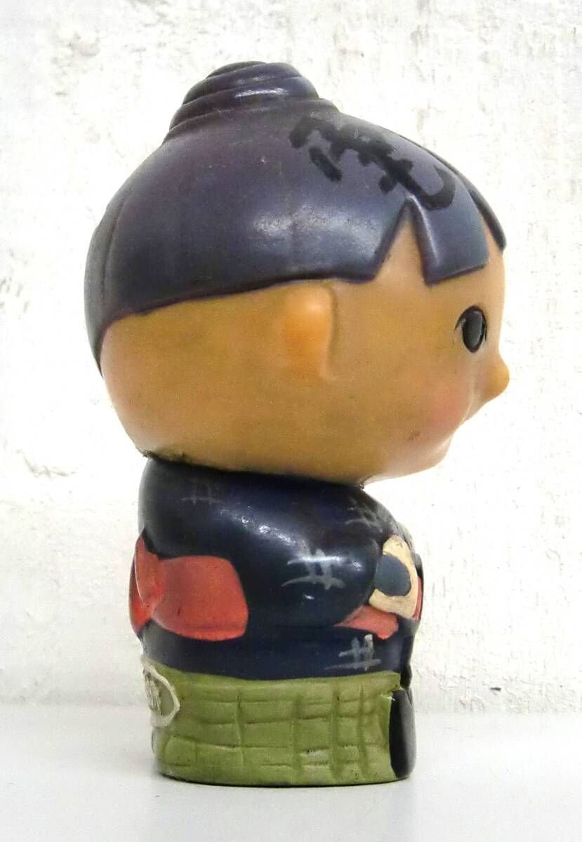 昭和レトロ　当時物　希少品　秋田銀行　アコちゃん　ソフビ貯金箱　5種類 昭和レトロ 当時物 希少品 秋田銀行 アコちゃん ソフビ貯金箱 5