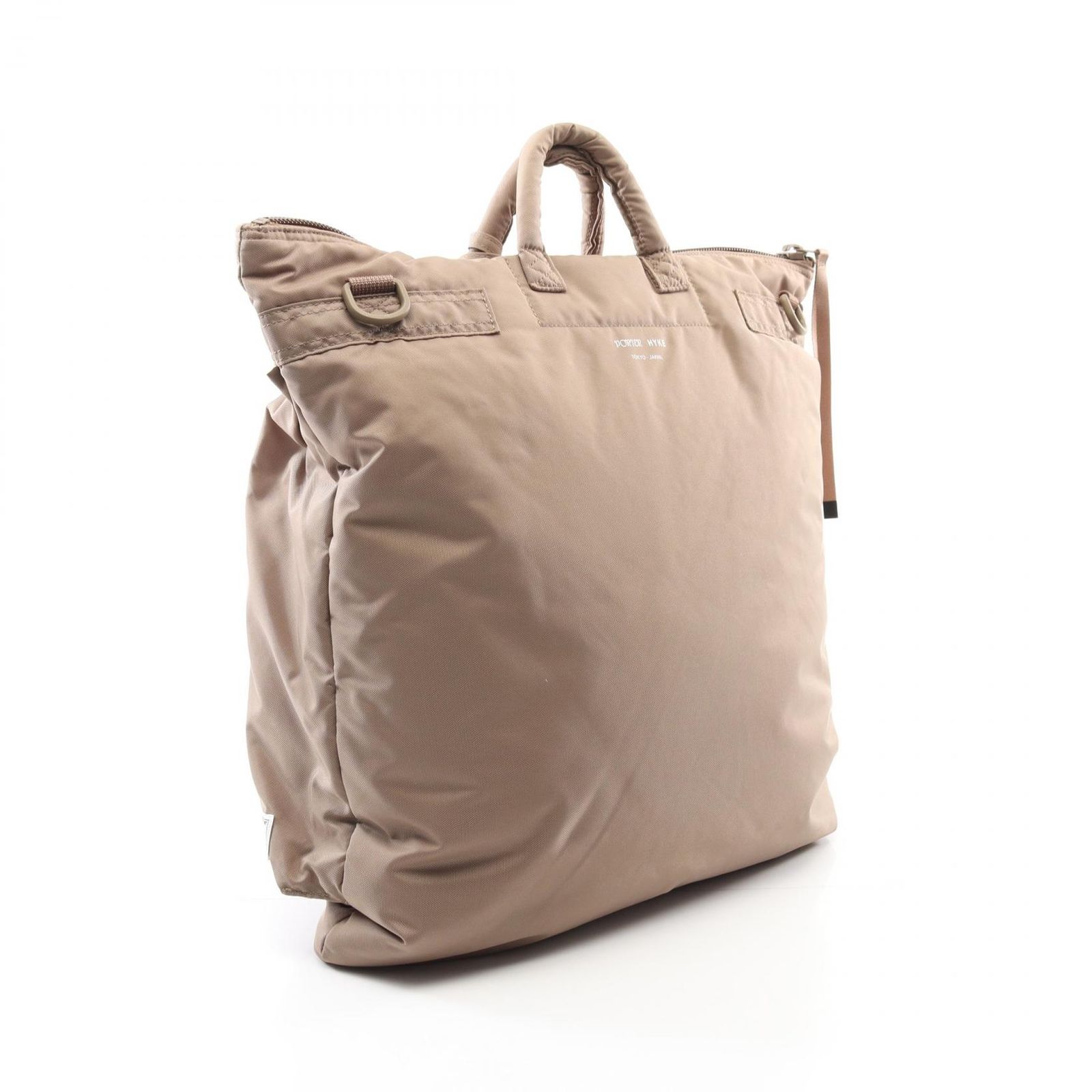 ハイク HYKE ハンドバッグ HYKE × PORTER ヘルメットバッグ ベージュ 