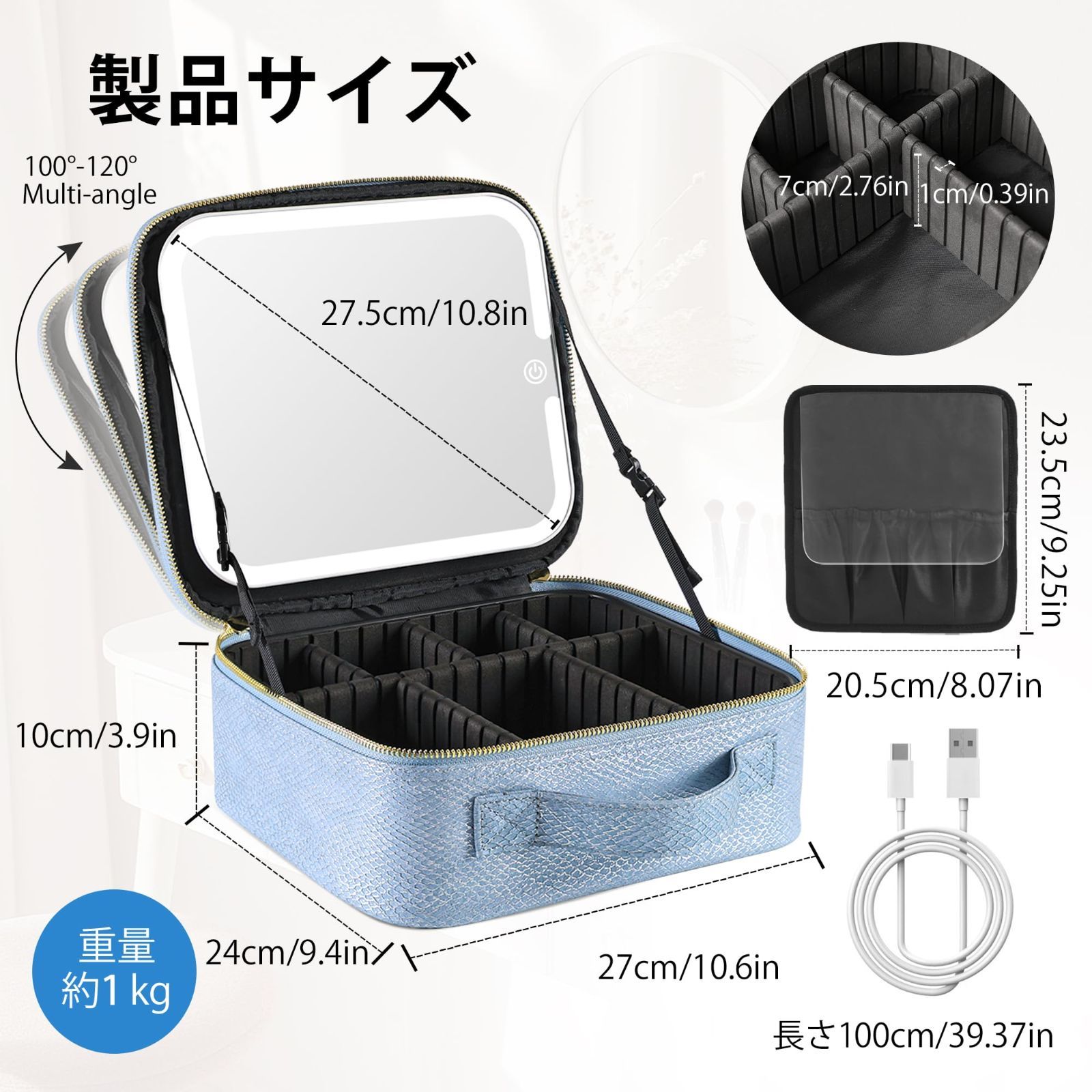 ☆持ち運びができるミニドレッサー☆小さな鏡台☆ ☆持ち運びができるミニドレッサー☆小さな鏡台☆ ミニ扇風機 持ち運び