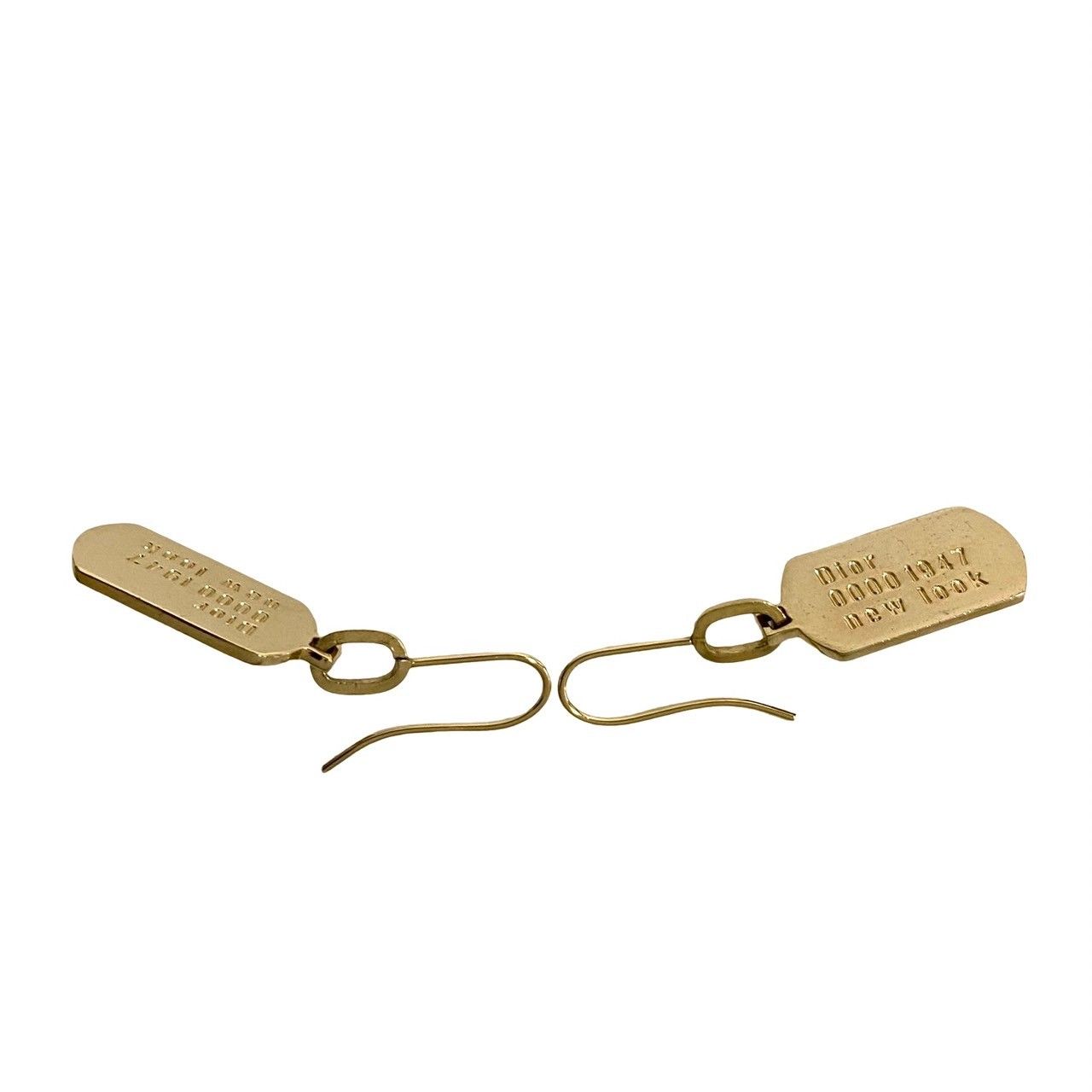 Christian Dior クリスチャンディオール　ピアス　旧ロゴ　ゴールド トロッターロゴピアス ゴールド ヴィンテージ|ディオール Dior