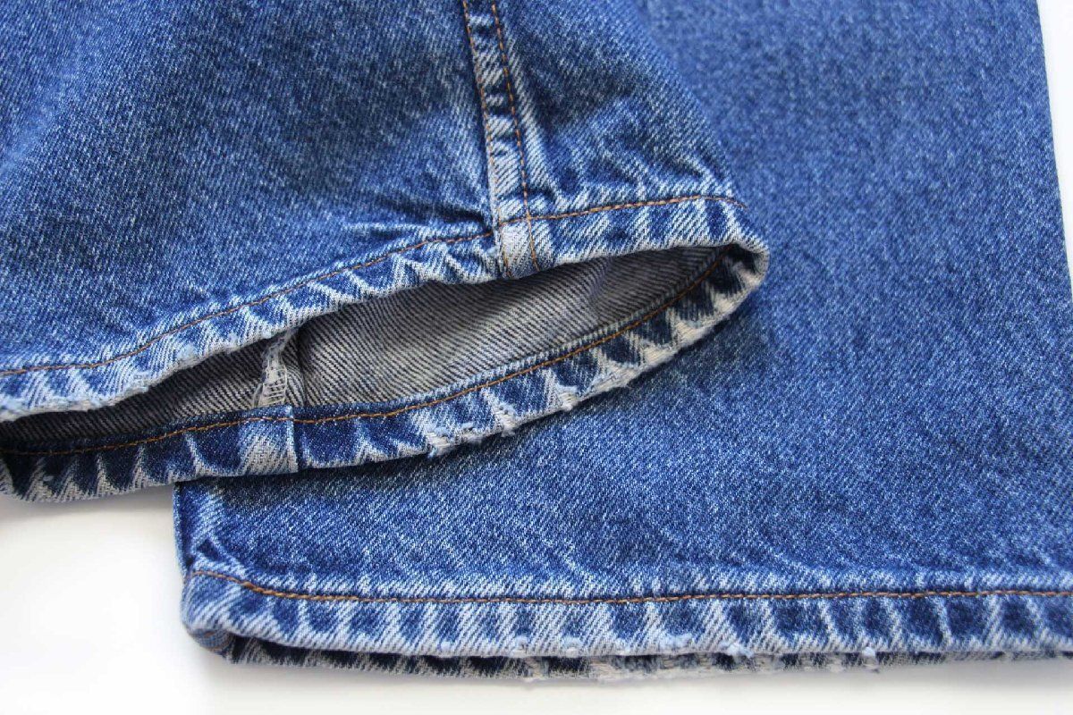 即決 [W36]鬼ヒゲ☆Levi's 505 ビンテージ加工デニム 00505-0587