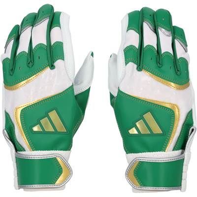 42 21％引 アディダス バッティング手袋 L寸 グリーン×ゴールド 両手用 LBG203 新品 楽天市場】【全品P5倍！お買い物マラソン限定】【刺繍無料
