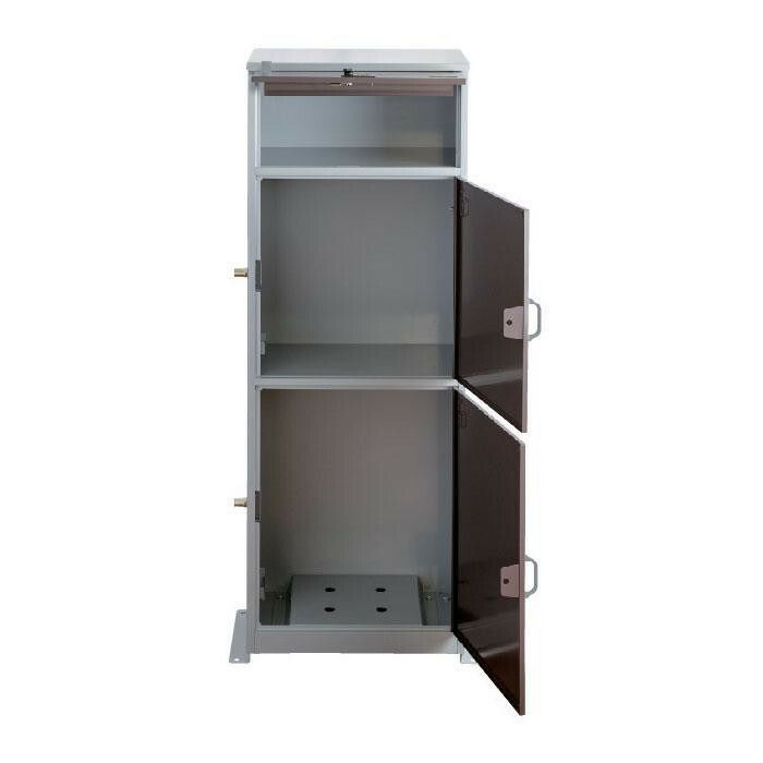 メール便対応ポスト付宅配ボックス ブラウン