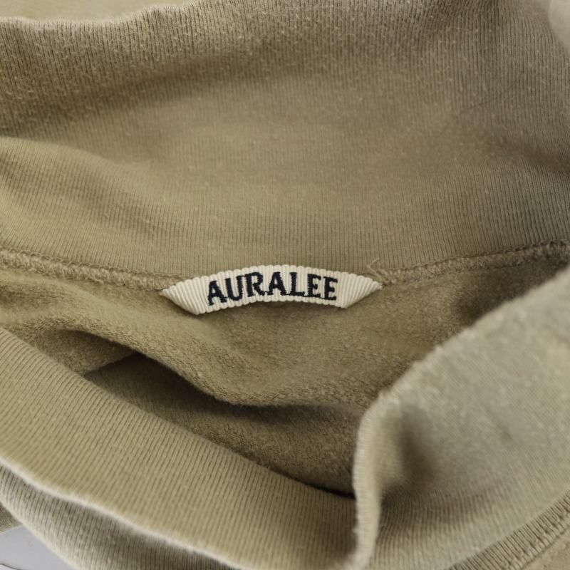 AURALEE ベージュ 長袖カットソー オーラリー AURALEE Tシャツ カットソー ハイネック 長袖 3